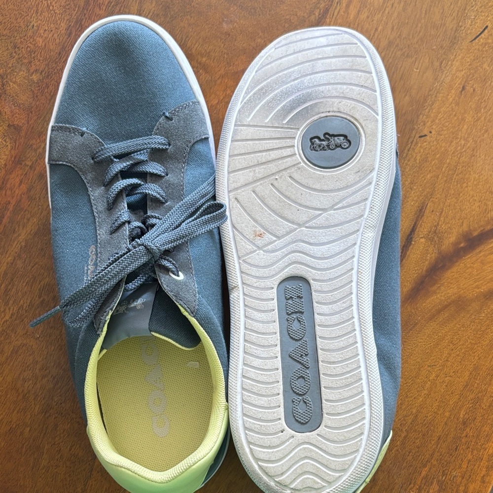 Coach Blue and Green Men's Sneakers